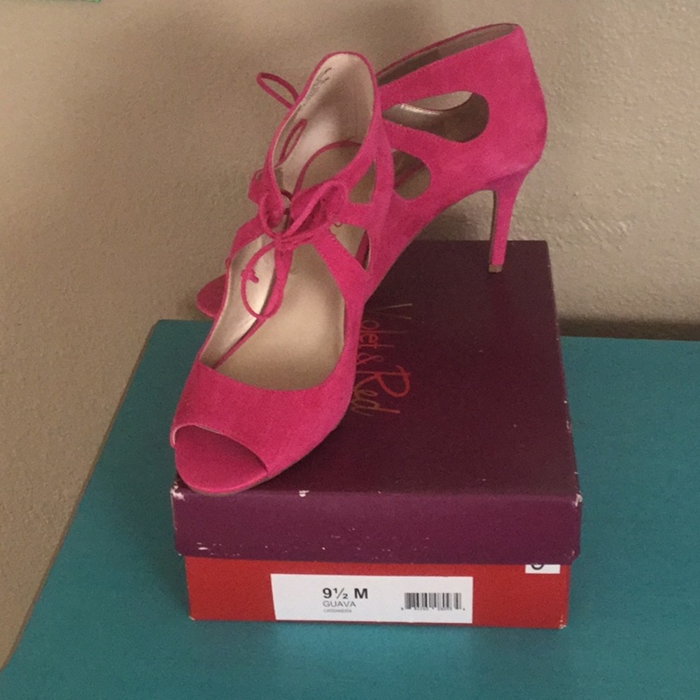 Violet & Red Guava Cassandra heels